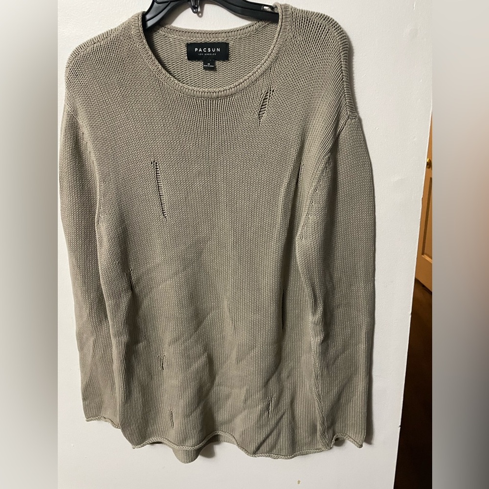 Men’s PacSun Brown Crew Neck Sweater Medium